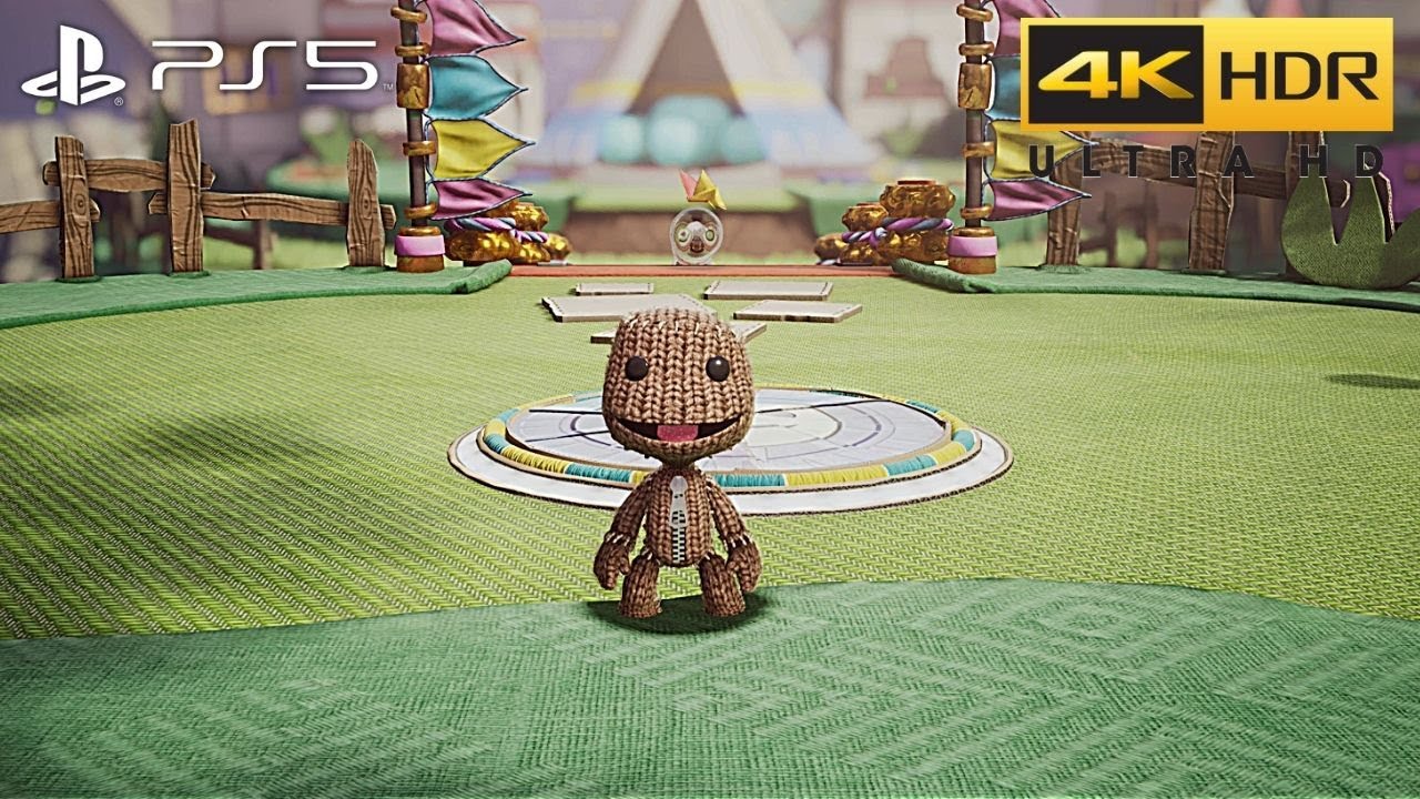 Sackboy: A Big Adventure (PS5) 4K 60FPS HDR Геймплей