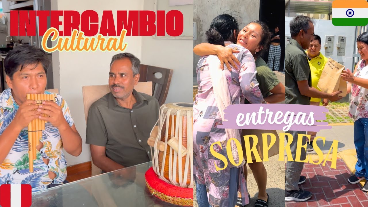 ASÍ FUE EL 1ER DÍA DE TRABAJO DE MIS SUEGROS HINDUES 🇮🇳// Mi papá 🇵🇪 le enseña la zampoña