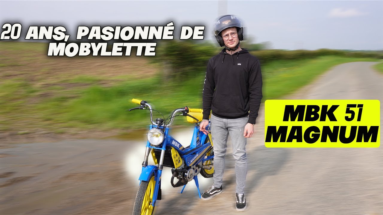 20 ANS PASSIONNÉ DE MOBYLETTE.. MBK 51 MAGNUM.