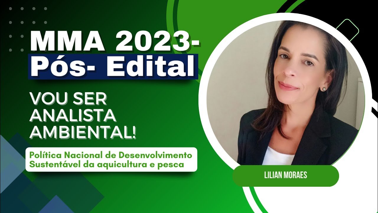 [PÓS-EDITAL] Concurso MMA 2023: Política Nacional de Desenvolv. Sustentável da aquicultura e pesca