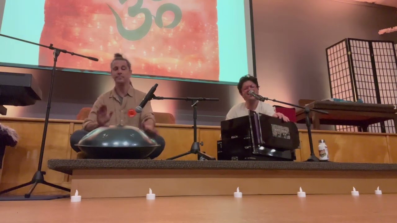 Pan Drum soundcheck with Miles at Kripalu