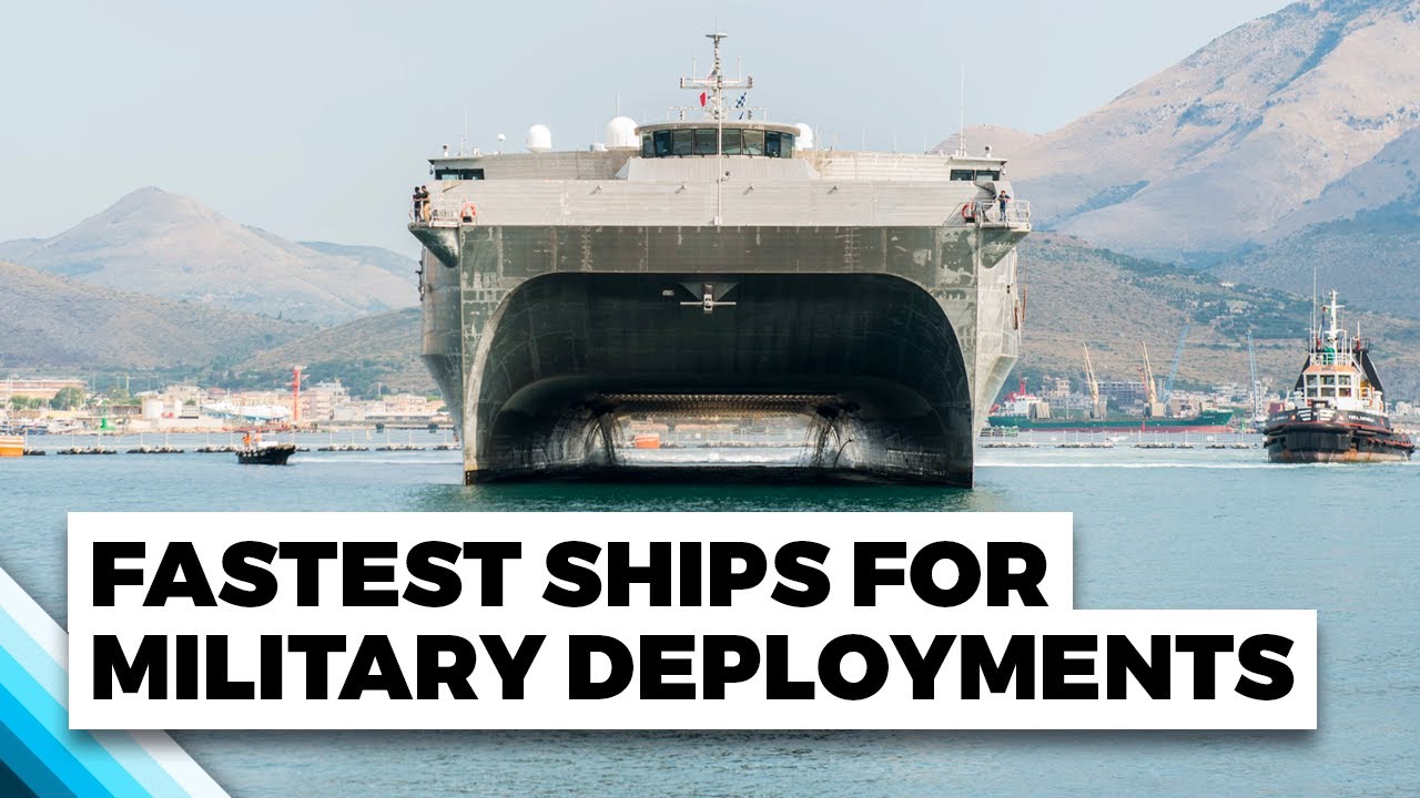 US Navy&rsquo;s FASTEST Ships for Rapid Military Deployments