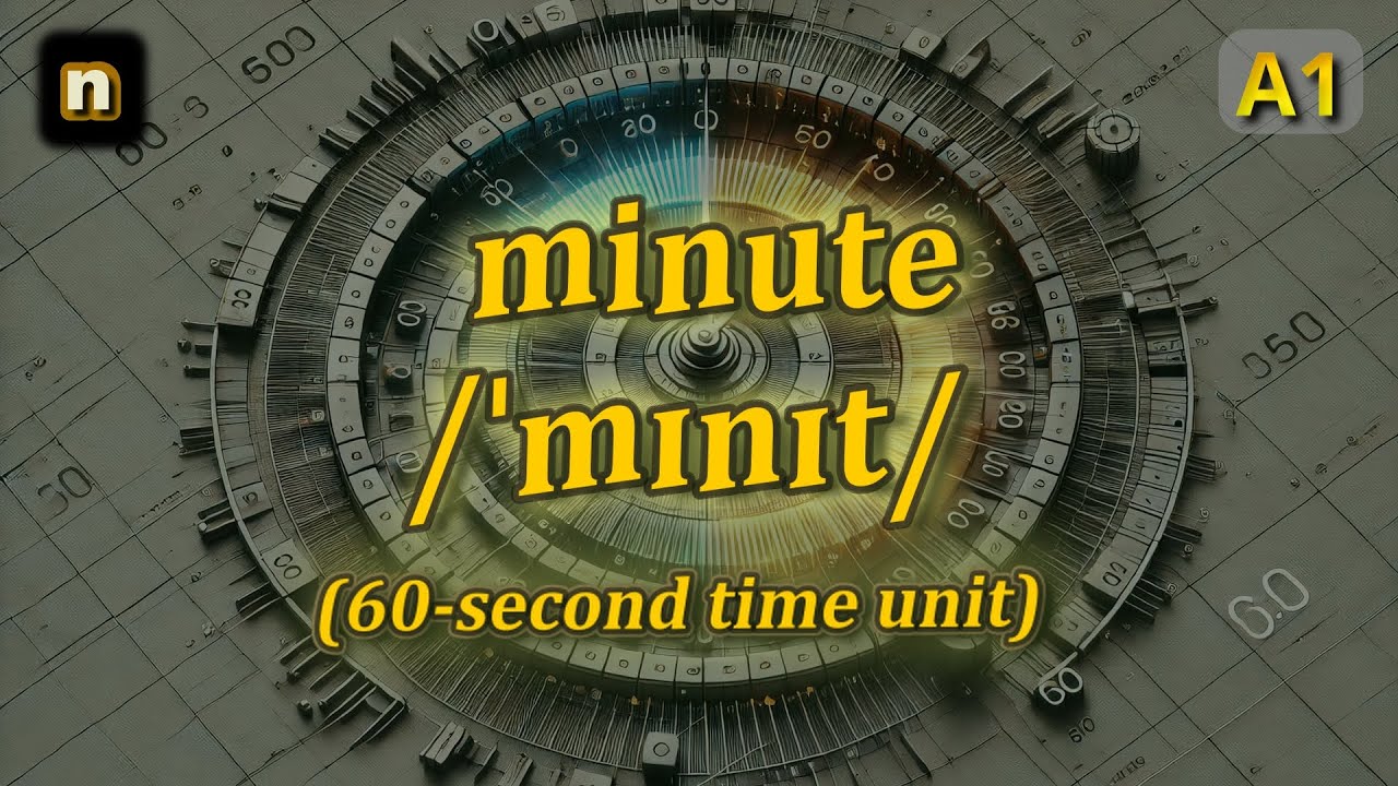 [n] Minute meaning (60-second time unit) with 5 examples
