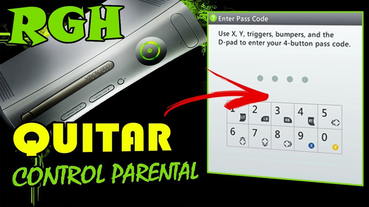 CÓMO ELIMINAR CONTROL PARENTAL de tu XBOX 360...