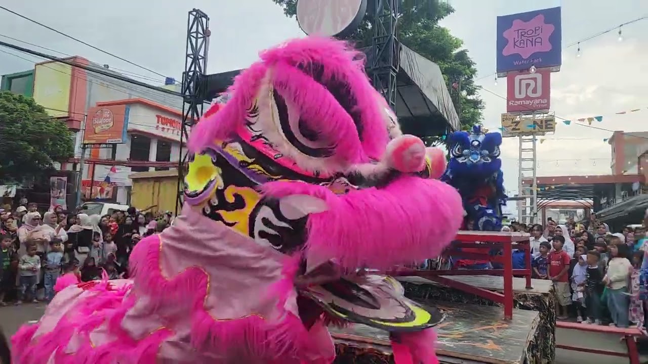 Barongsai di ciplaz Garut 