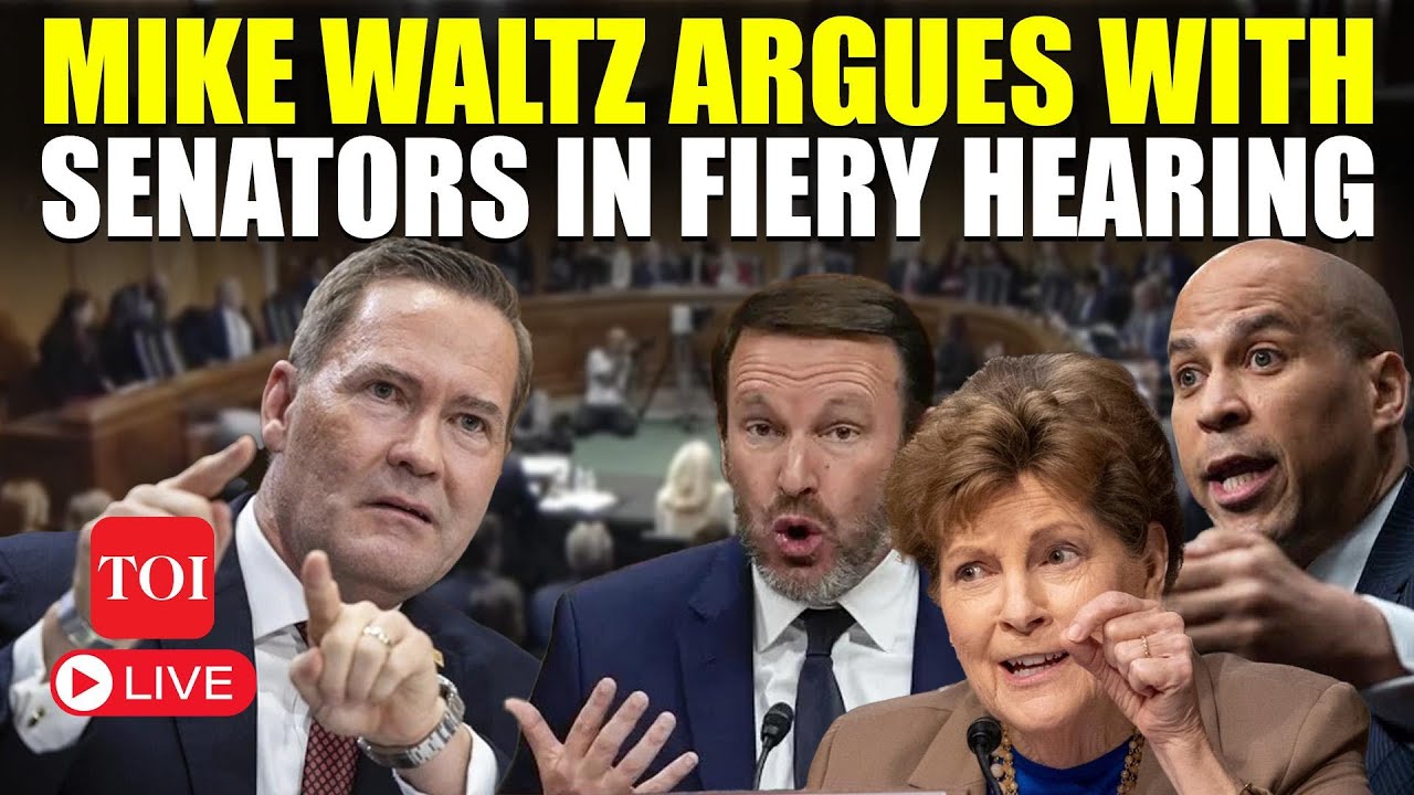 US Senate Spat Turns Savage: Mike Waltz,  Senators Clash In Unfiltered Face-Off During Hearing