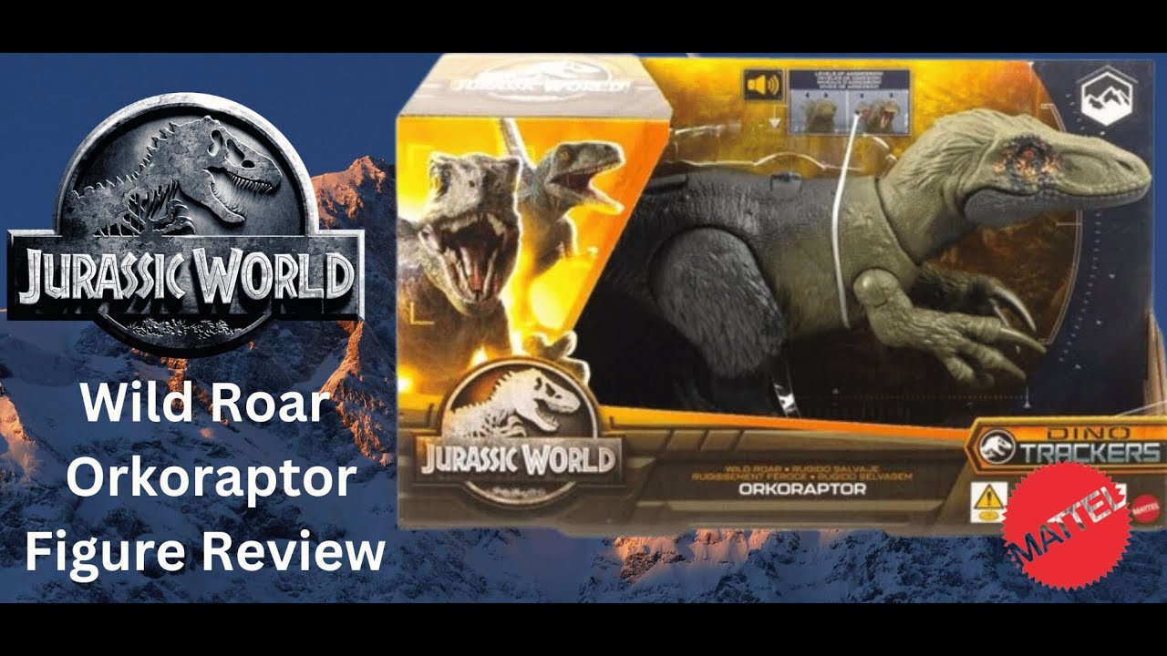 Jurassic World Wild Roar Orkoraptor Action Figure Review