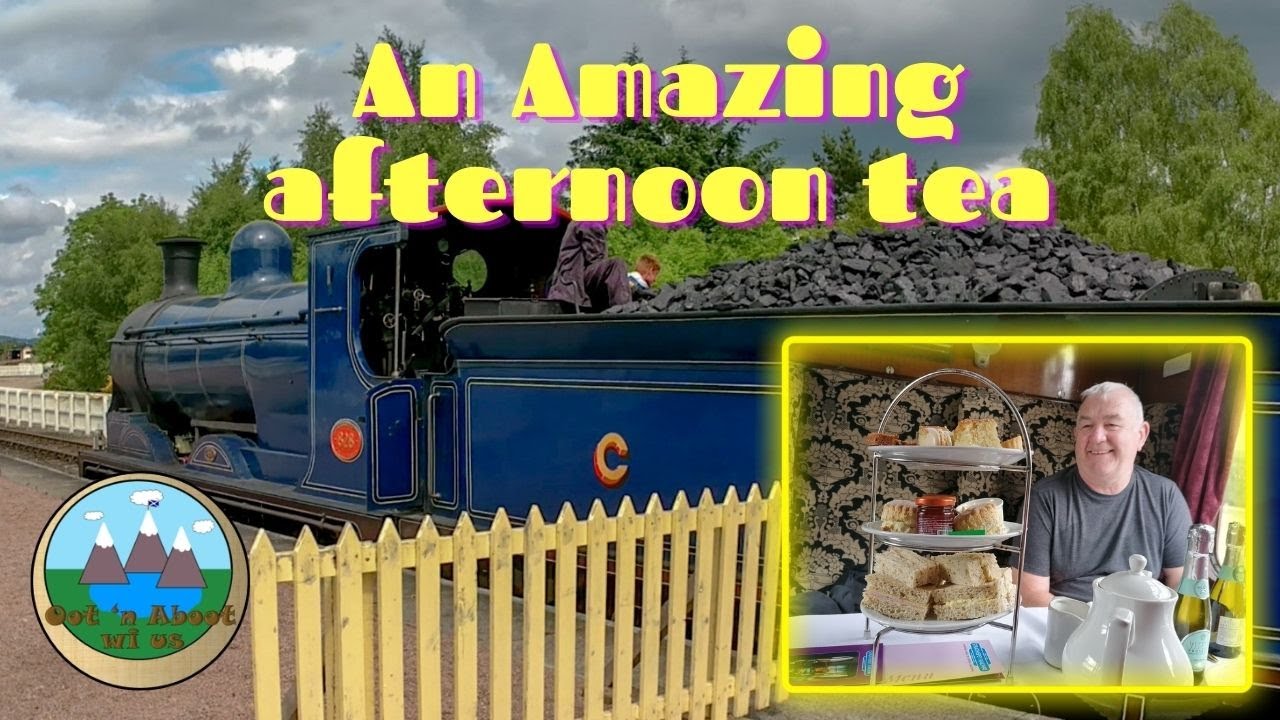 An amazing afternoon tea on the Strathspey Steam Railway