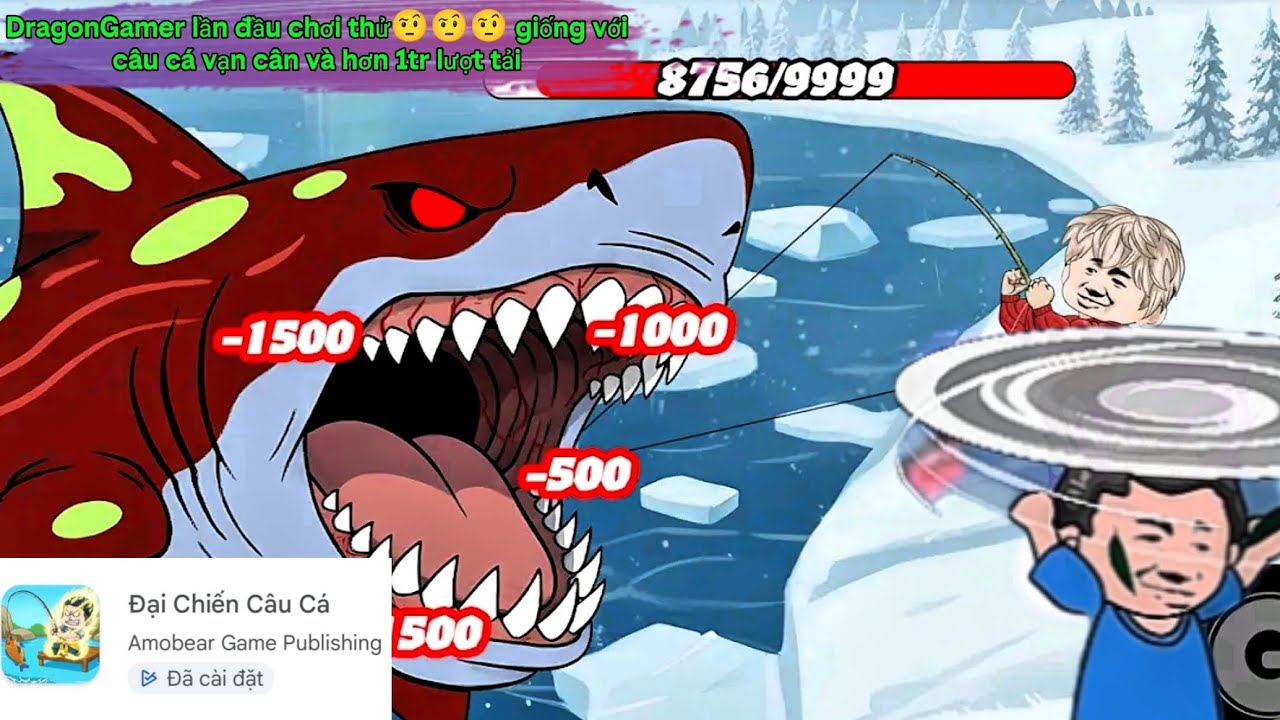 Dragon Gamer phát hiện con game nhái lại  Câu cá vạn cân🤨🤨🤨nằm top 1 mục tìm kiếm câu cá trên CHPLAY