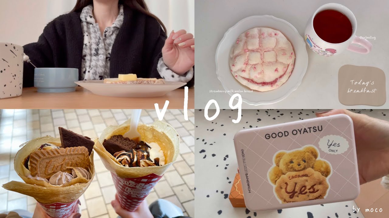 【vlog】日々の小さなごほうび♥︎かわいい購入品＆食べ物🧸🍪 /おうちごはん🍽️