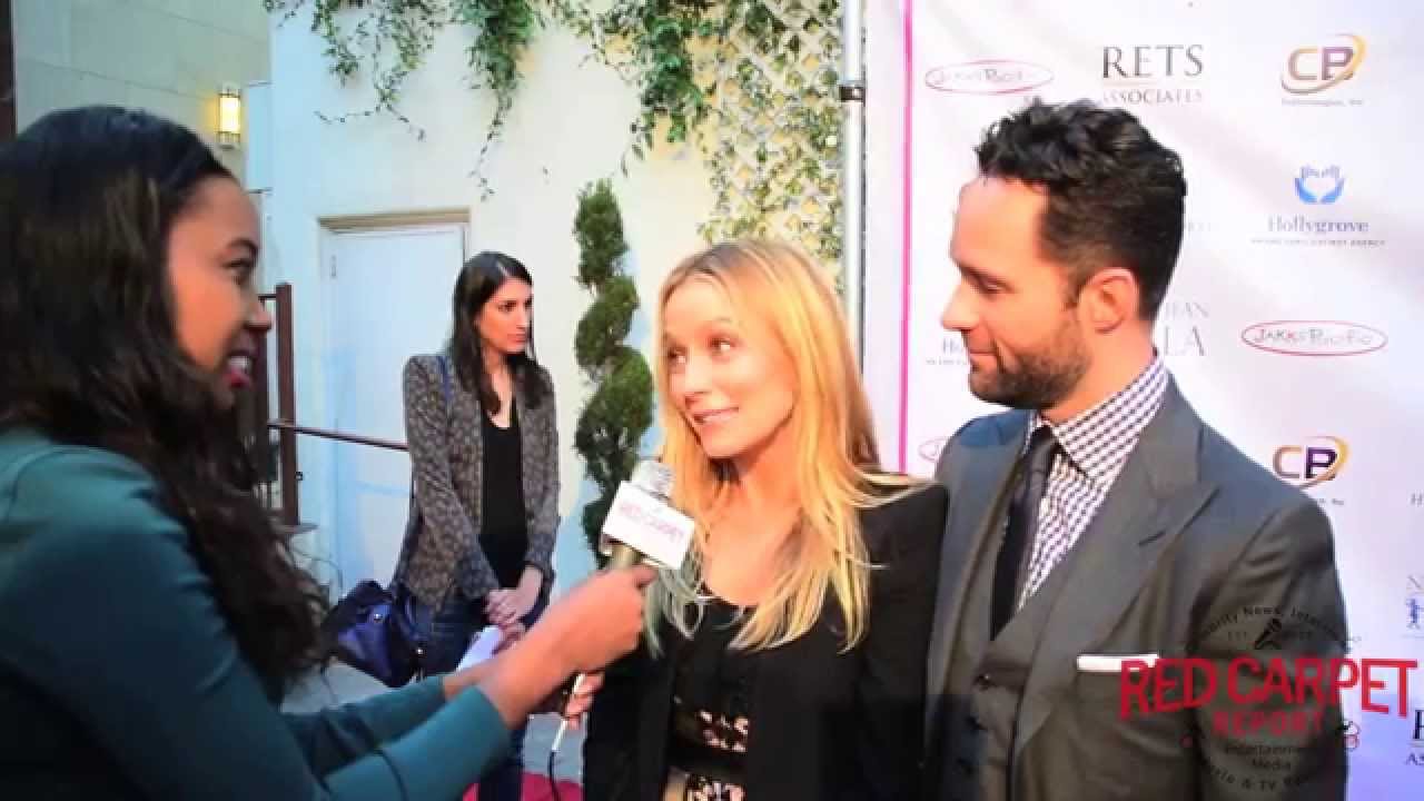 Becki Newton & Chris Diamantopoulos at the 4th Annual Norma Jean Gala Red Carpet