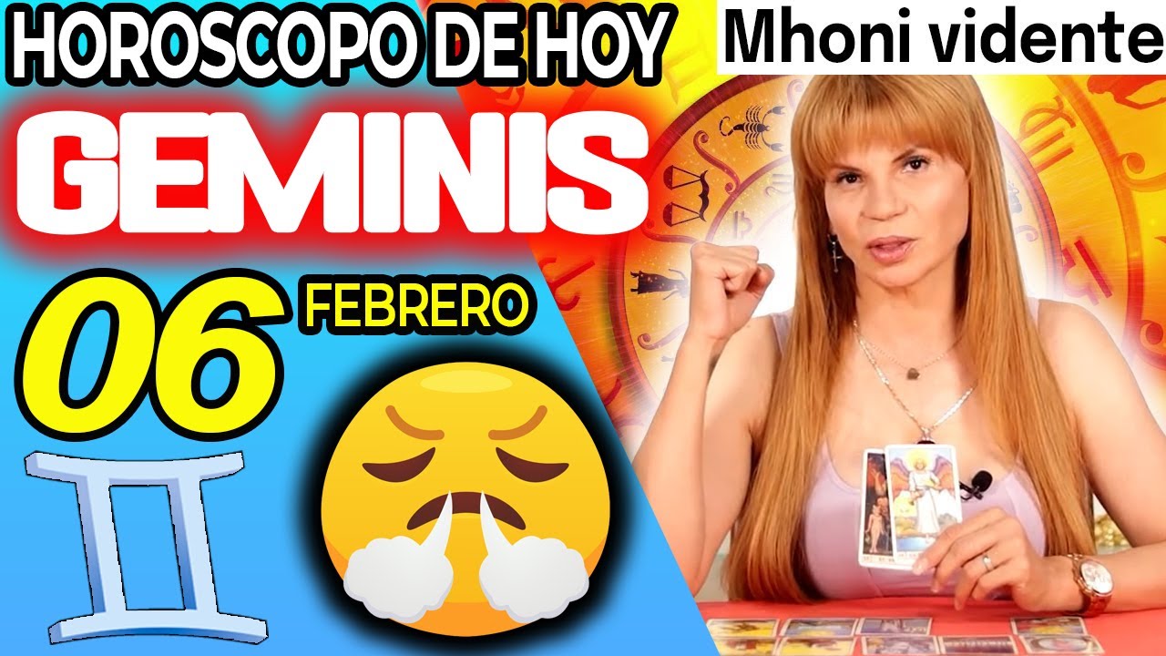 GÉMINIS ♊BRUTAL NOTICIA💥💌NO LE DIGAN A NADIE🤐 Horóscopo De Hoy 6 De Febrero 2026 | Mhoni Vidente