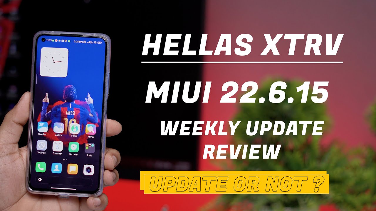 MIUI 13 Beta 22.6.15 Review Ft. Xiaomi 11 Lite NE 5G | MIUI 13 hellas XTRV 22.6.15 Review