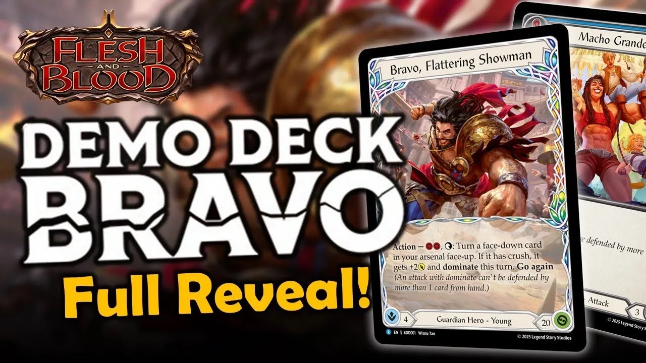 Demo Deck Bravo Full Reveal! | Flesh and Blood TCG | Go Again! Ep714