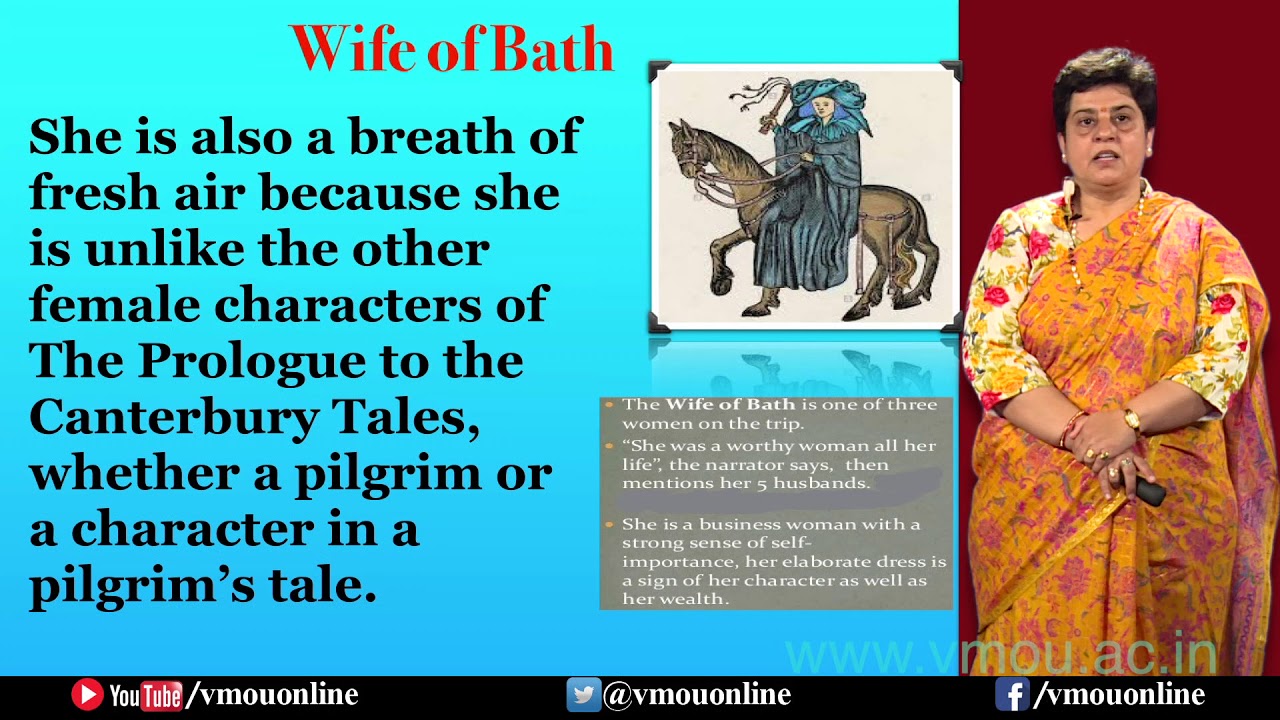 Chaucer: Prologue to the Canterbury Tales-  Women Characters & Unassuming Common folk