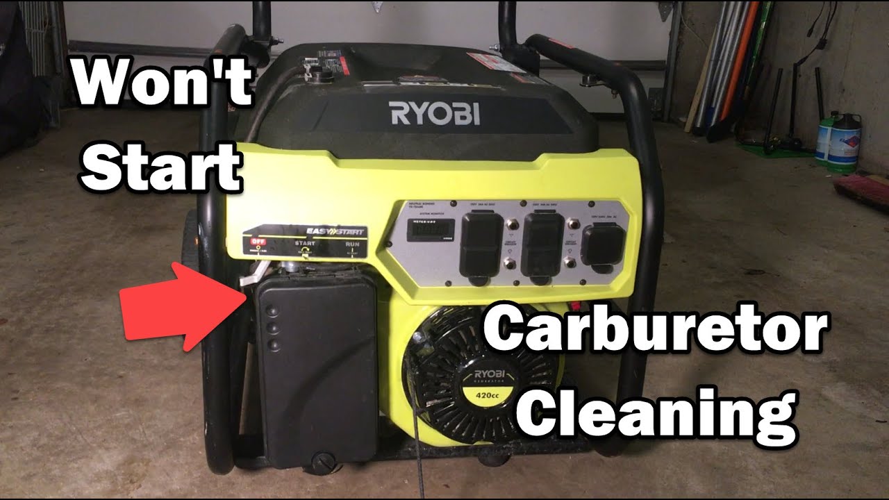 Ryobi Generator Won't Start - Fixed