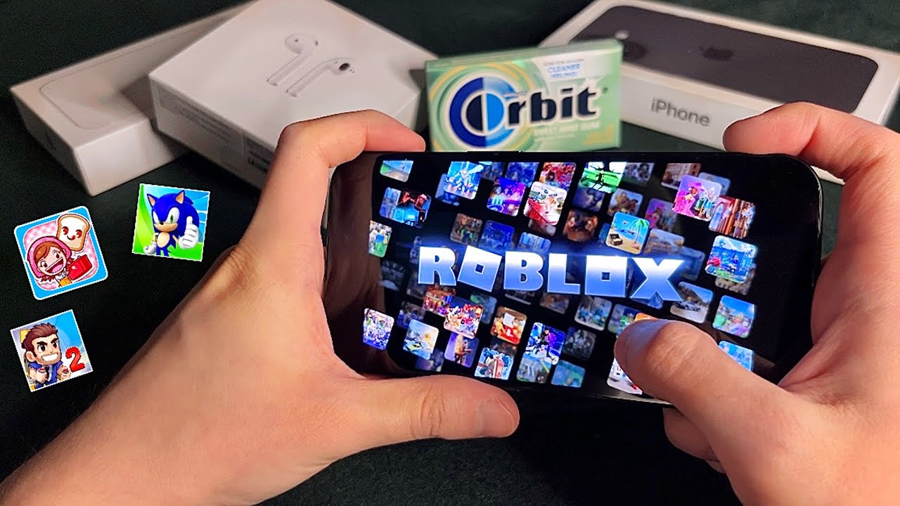 ASMR Playing IPhone 16 Mobile Games 📱💤 (roblox, sonic, cooking mama)