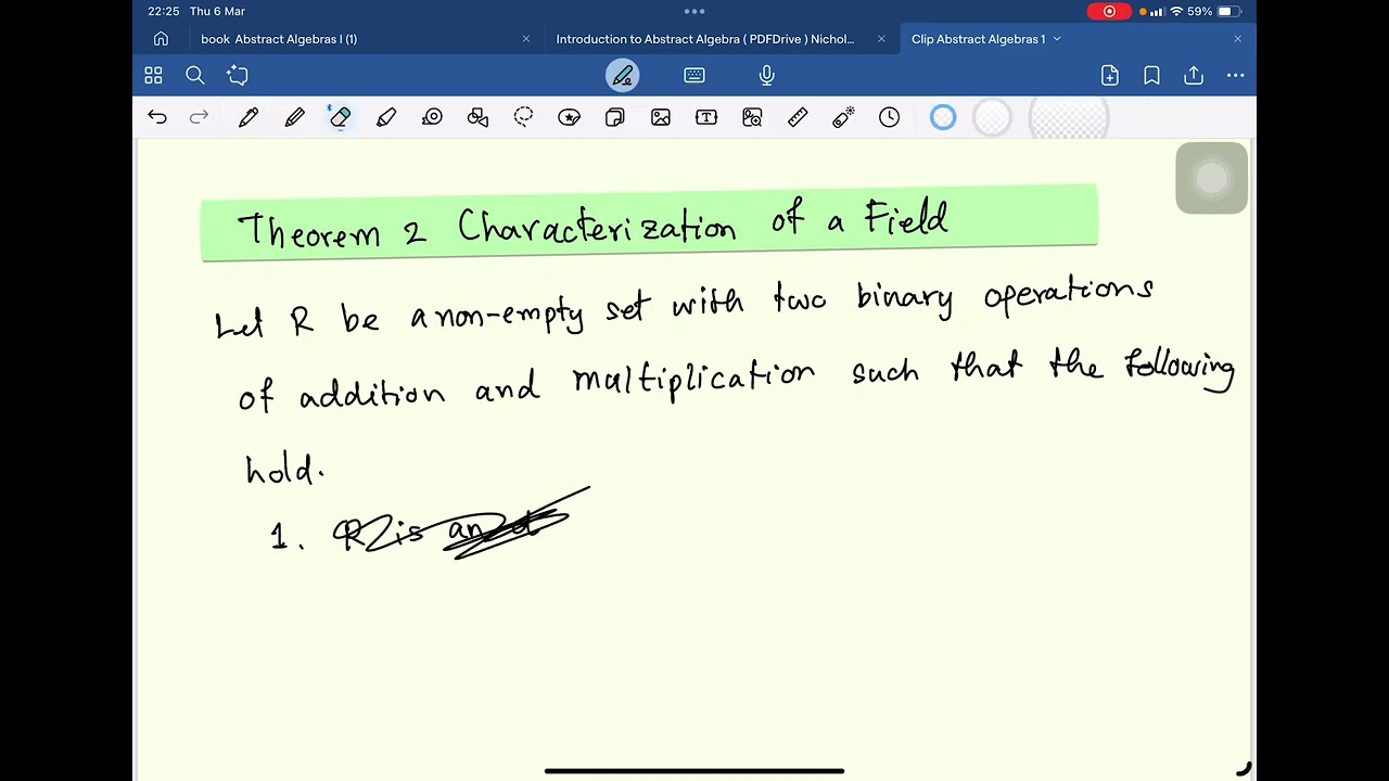 Abstract Algebra  Field and subfield