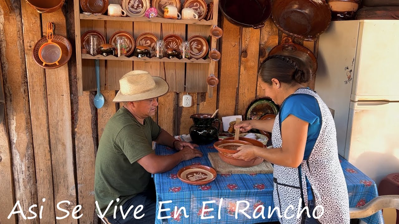 Comiendo Sencillo y Sabroso Asi Se Vive En El Rancho