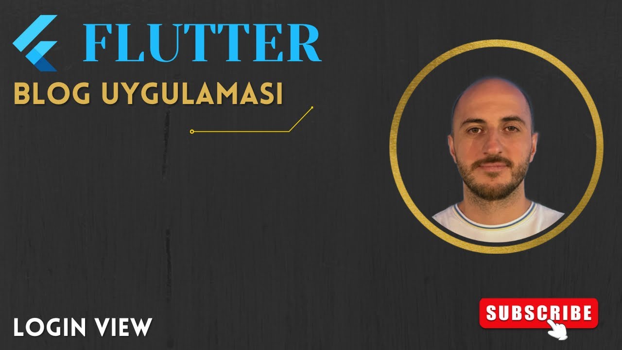 Flutter - Blog App Login View