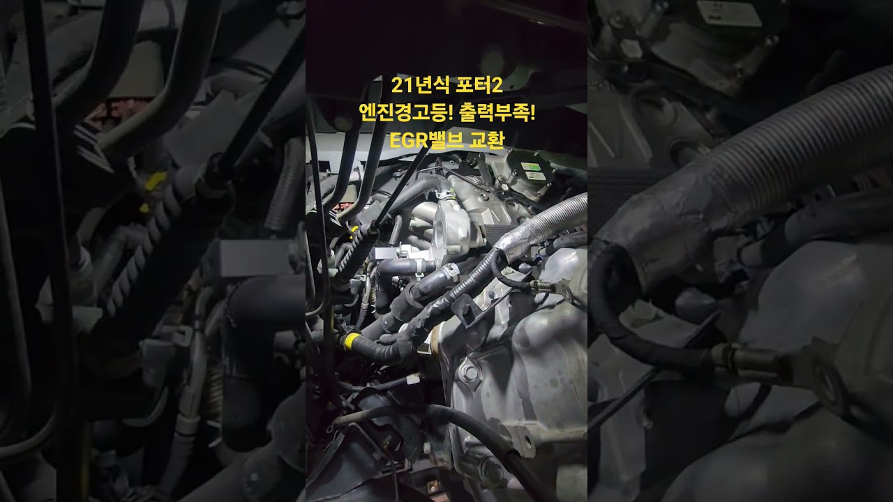 #포터2 #출력부족 #egr밸브 #엔진경고등 #부산인성모터스 #shorts