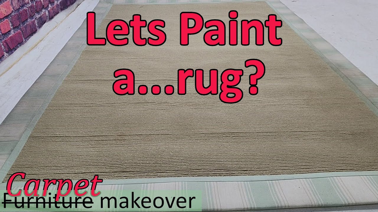 Ковер на заказ без индивидуальной цены — покраска ковра меловой краской