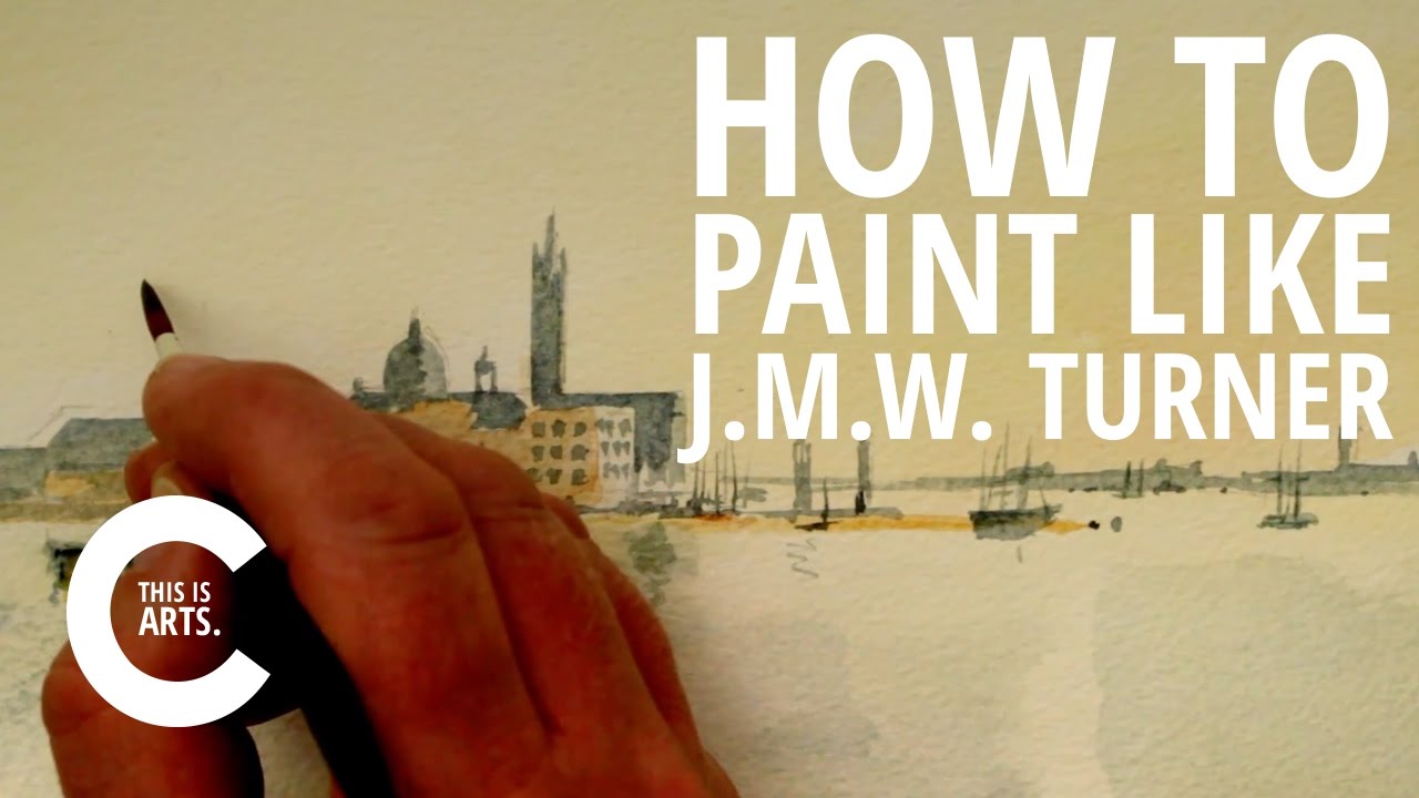 HOW TO PAINT LIKE J.M.W. TURNER WITH CIRCLE LINE | CANVAS