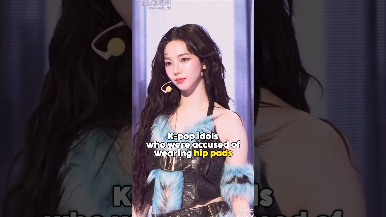 K-pop idols who were accused of wearing hip pads #kpop #shorts #fyp #aespa