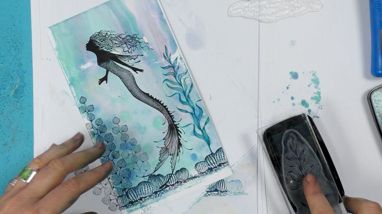 Zelith the Mermaid - A Lavinia Stamps Tutorial
