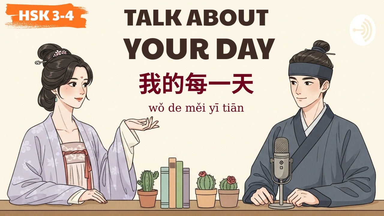 HSK 3-4 | 我的日常记录 | Talk About Your Day | Learn Chinese Podcast