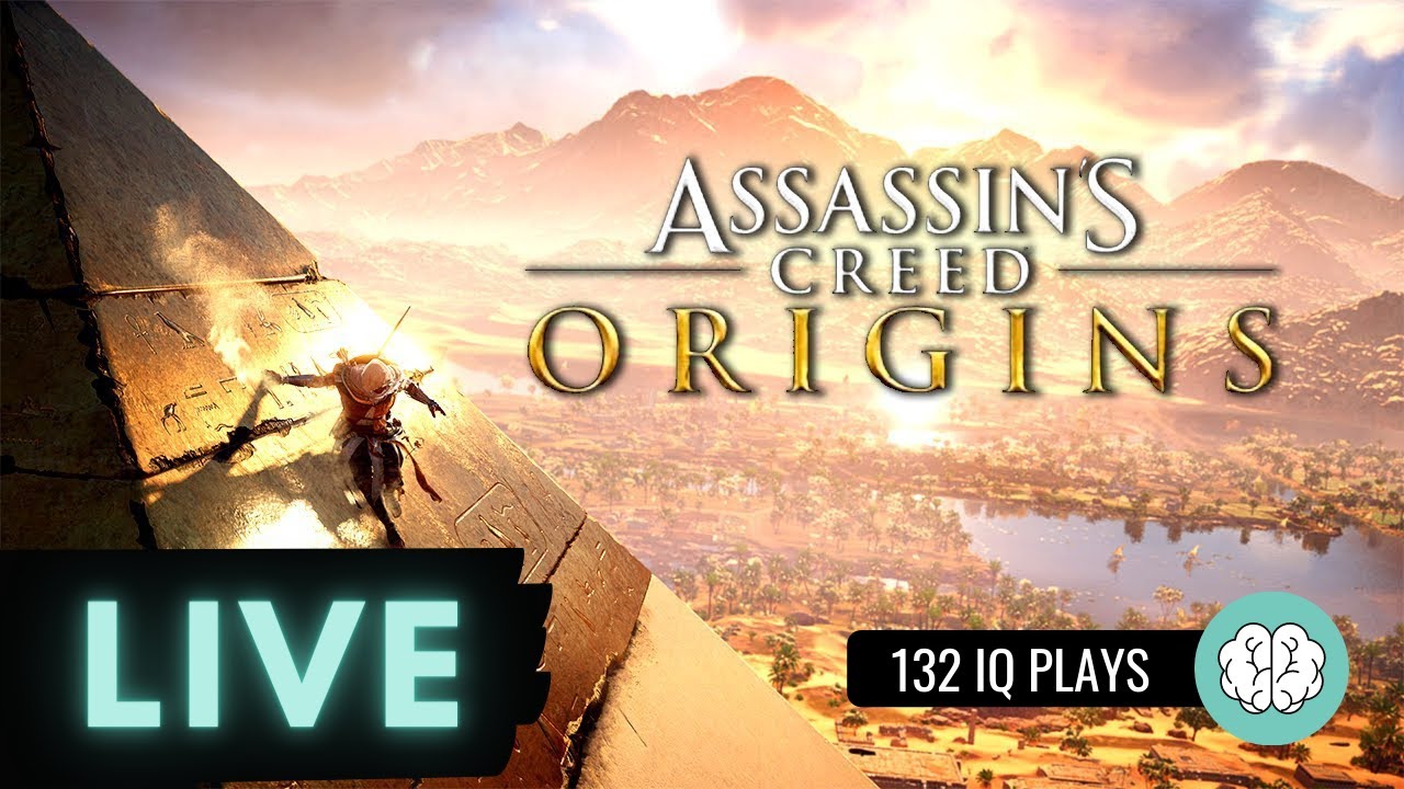 Welcome to EGYPT - 1st time playing AC Origins | 132 IQ Chief Gaming Office in Action