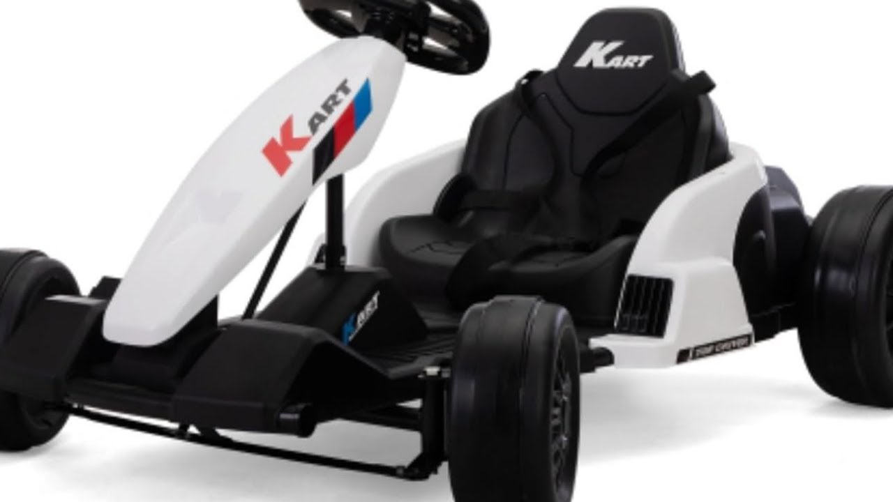 🏎️ 24V Kids Electric Go-Kart - 5 MPH Top Speed, Lights & Music! | Outdoor Ride-On Fun for Kids 8+