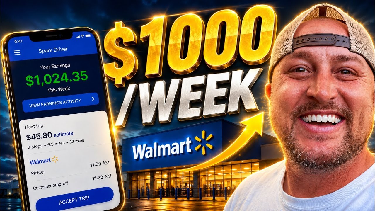 Как я заработал бы $1000 в неделю с Walmart Spark!