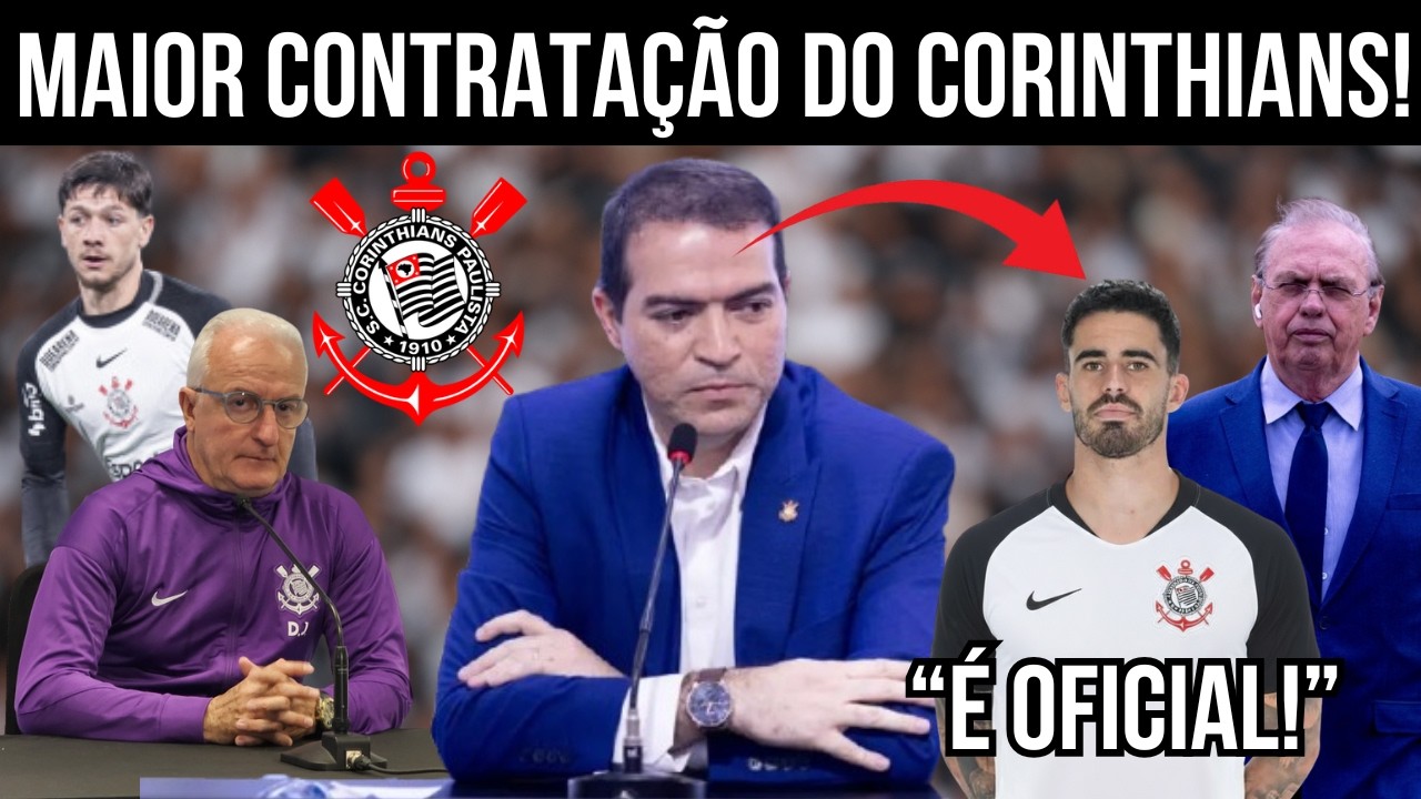 NINGUÉM ESPERAVA! BOMBA NO CORINTHIANS! O MAIOR REFORÇO CHEGANDO! ÚLTIMAS NOTÍCIAS DO TIMÃO DE HOJE