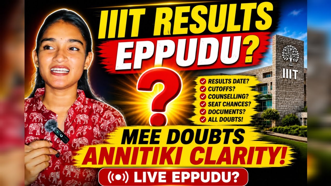🔴 AP IIIT Results Eppudu? | All Doubts Cleared in LIVE