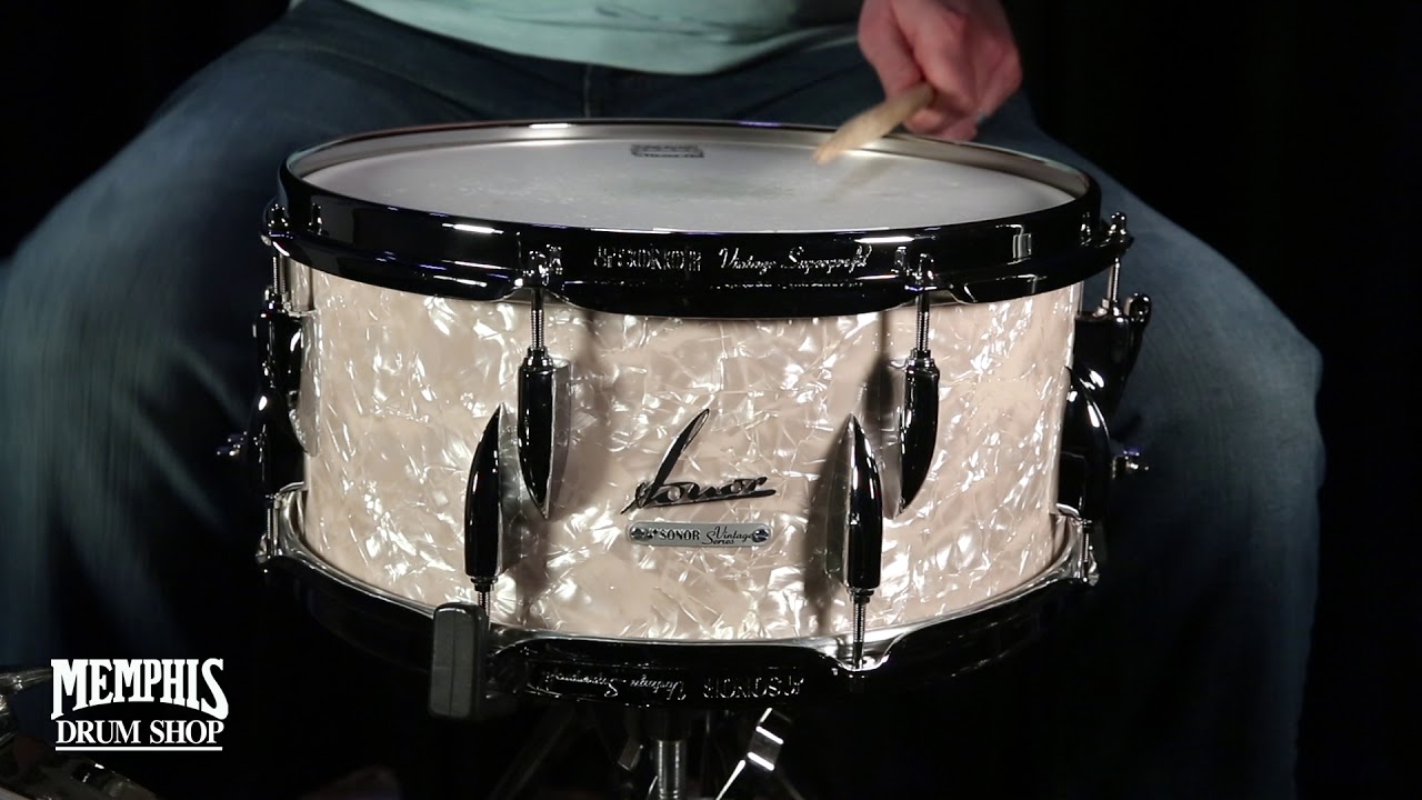 Sonor 14x6.5 Vintage Series Snare Drum - Vintage Pearl