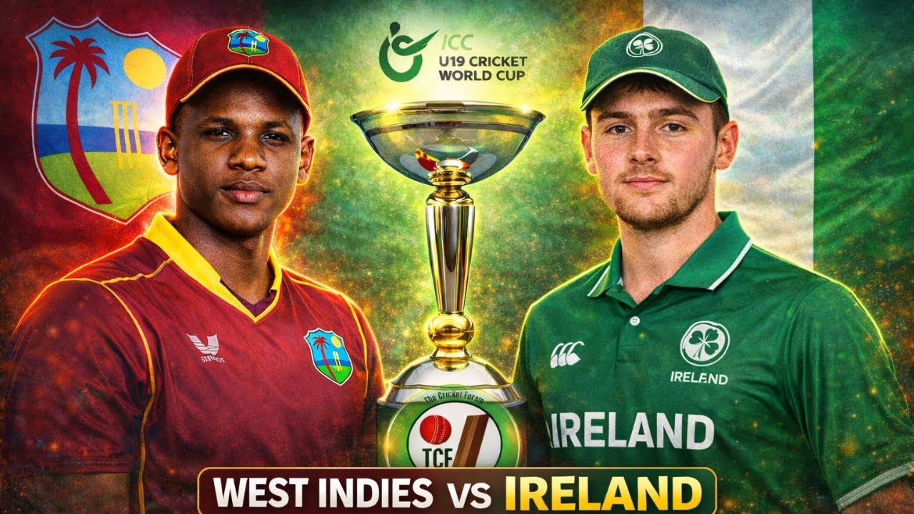 ICC Under 19 Cricket World Cup Super-Six: West Indies vs Ireland Live Watch-Along