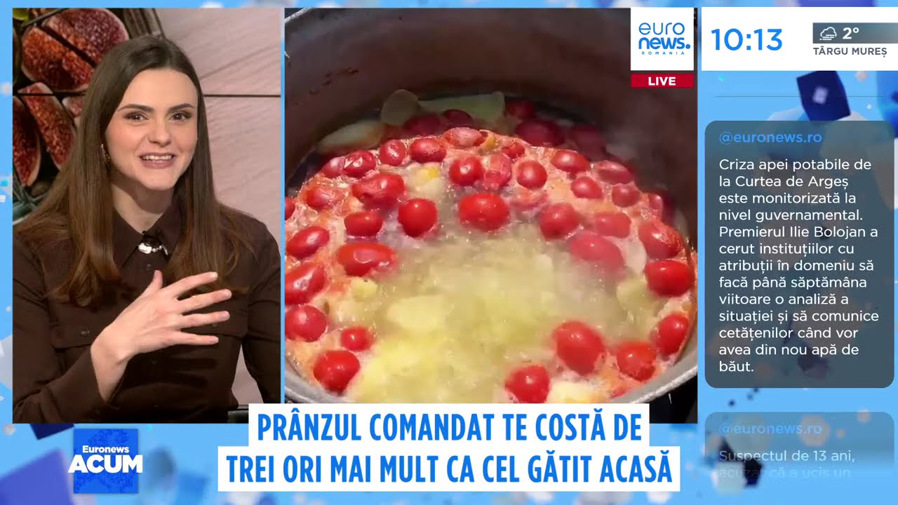 Prânzul comandat acasă te costă de trei ori mai mult ca cel gătit acasă