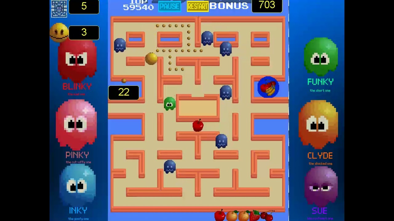 Pac Mania The Game by imalink100 PAC MANIA PACMANIA PACMAN PAC MAN CLONE BROWSER ONLINE IN Scratch M