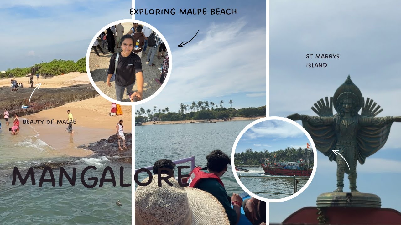 🥰A Day in Malpe Beach🌊 |Karnataka|🥰