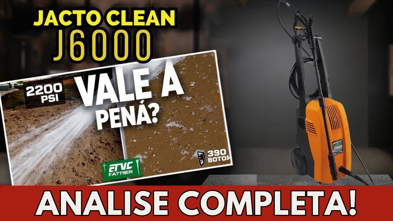 Lavadora JactoClean J6000 Vale A Pena ou Não?