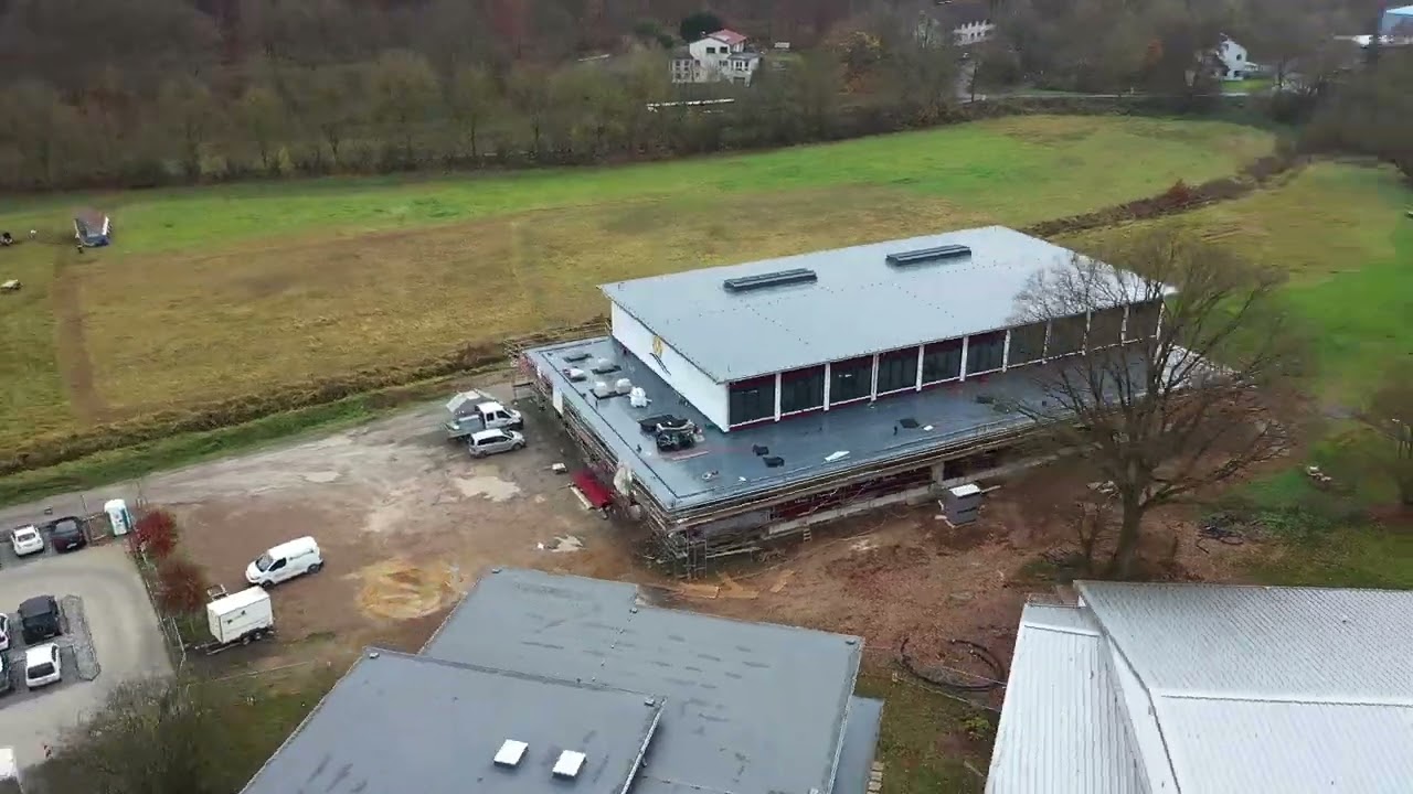 Baudokumentation: Neubau einer Sporthalle