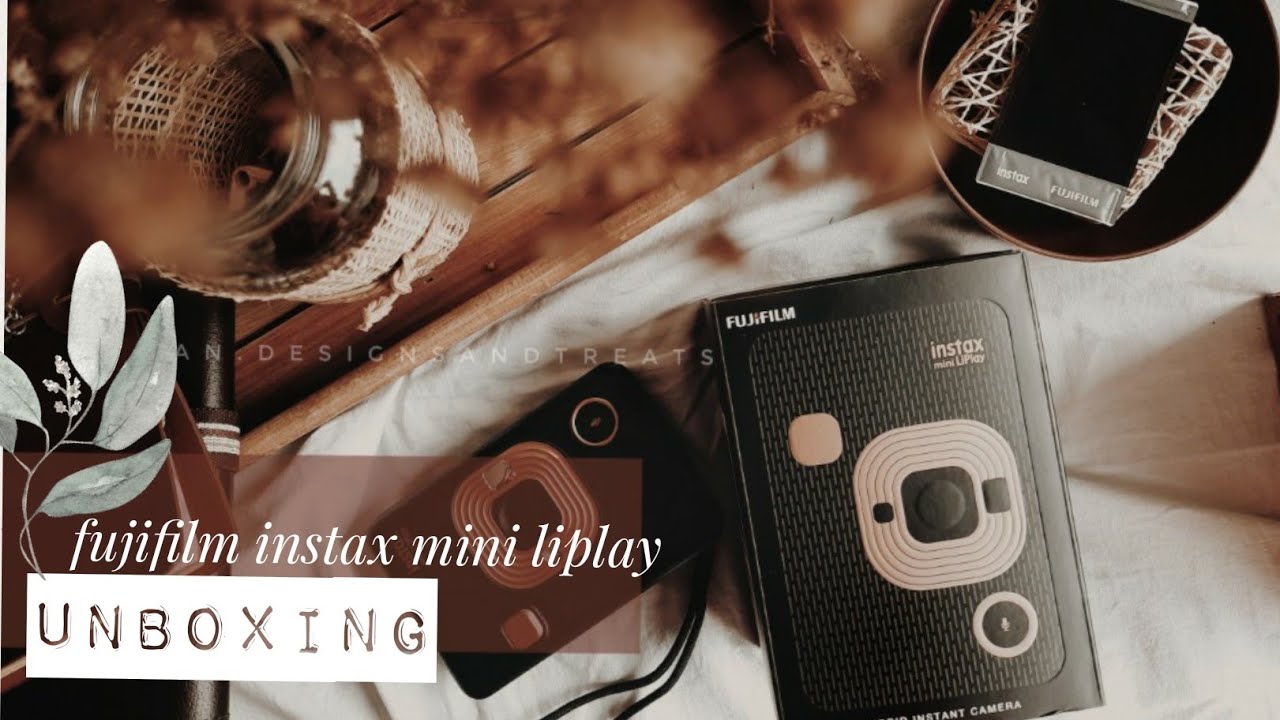 unboxing fujifilm instax mini liplay hybrid instant camera | AN Designs and Treats 📎🌿