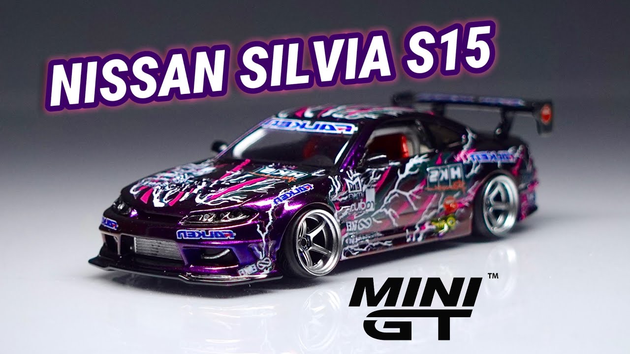 Nissan Silvia S15 Drift Spec MiniGT Custom 1/64