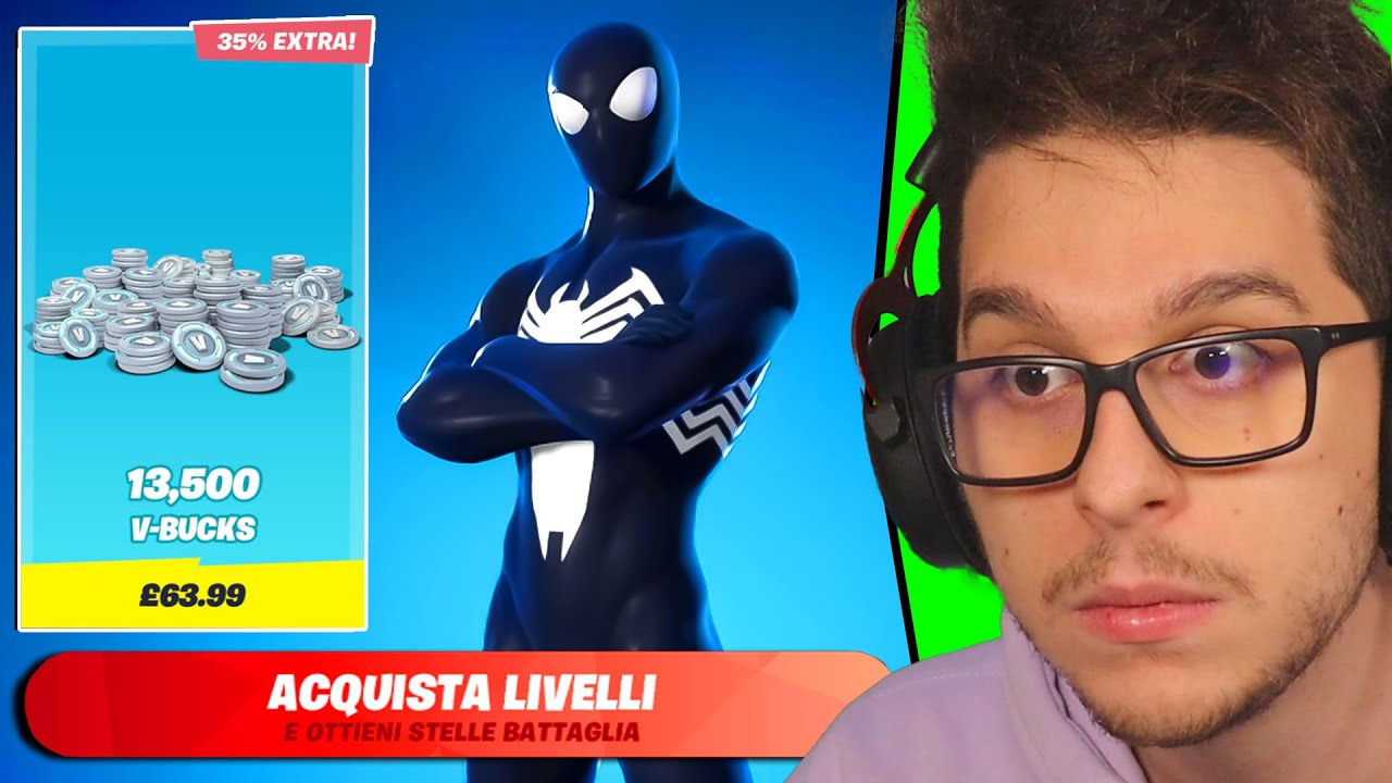 SHOPPO SU FORTNITE PER LA SKIN DI SPIDERMAN - ITA