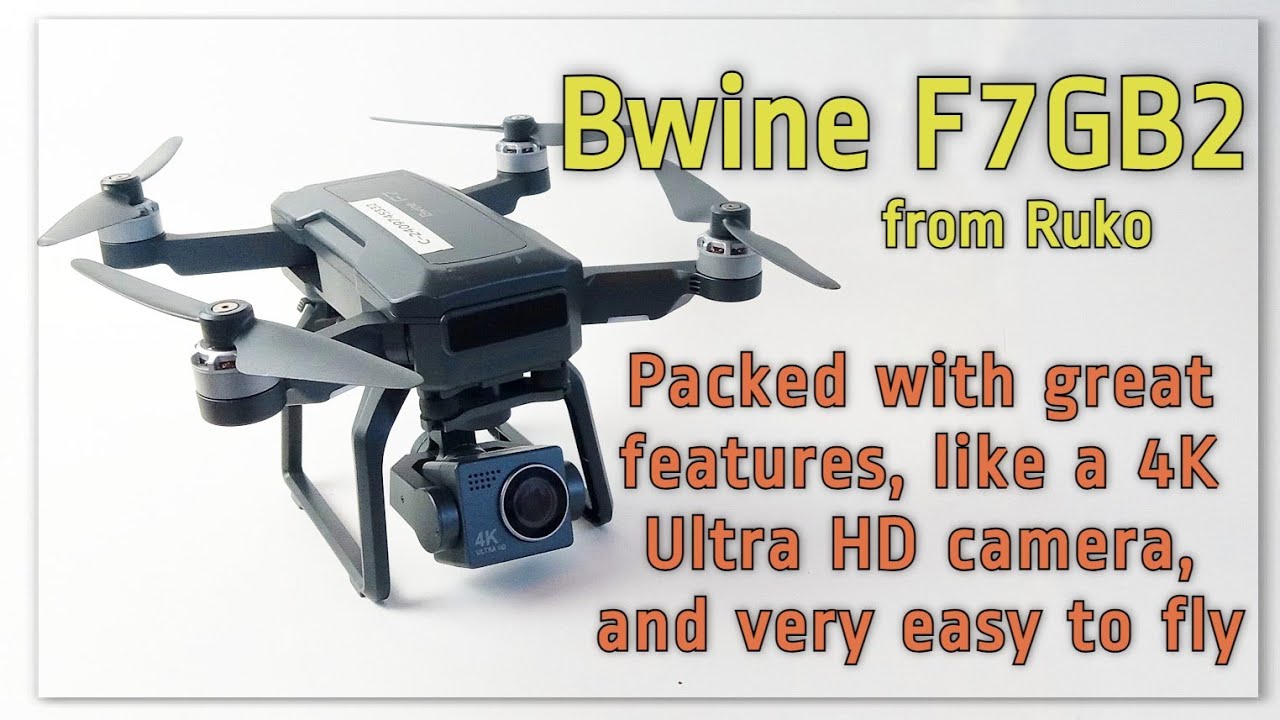 Review of the Ruko Bwine F7GB2 Drone - Elevate your adventures with amazing aerial video