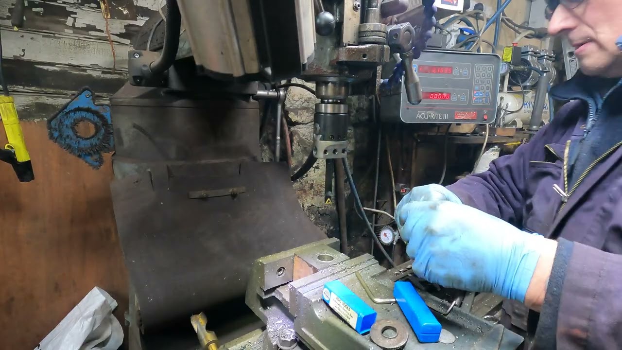 Ring roller part 6 making new guides for the pressure roller.