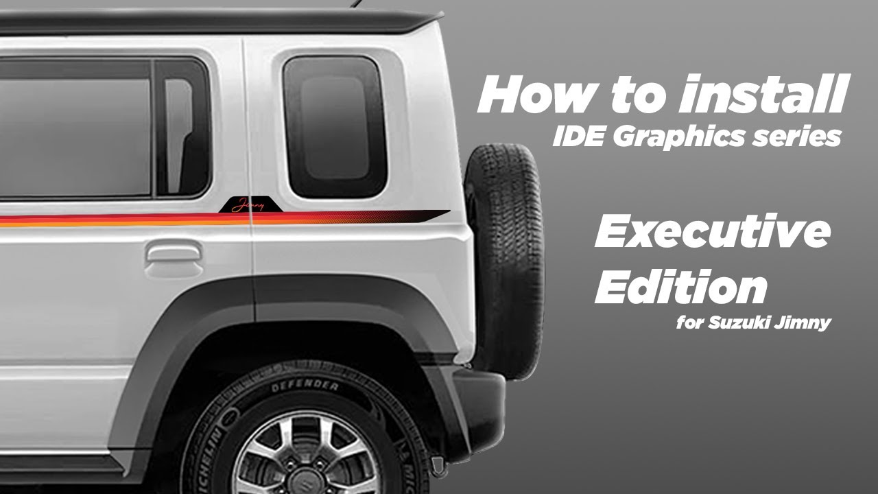 How to install IDE Graphics Series Executive Edition for the Maruti Suzuki Jimny ?