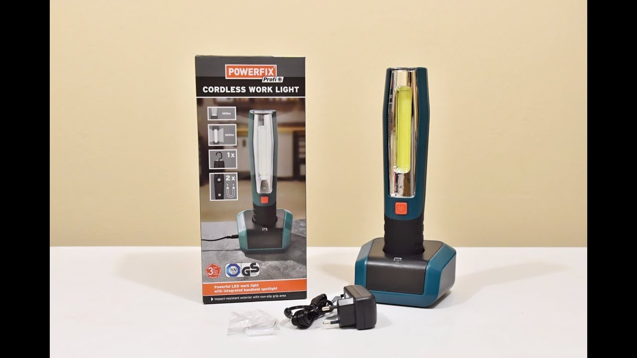 Cordless work light - LIDL - Powerfix Profi (Pracovn&eacute; svetlo)