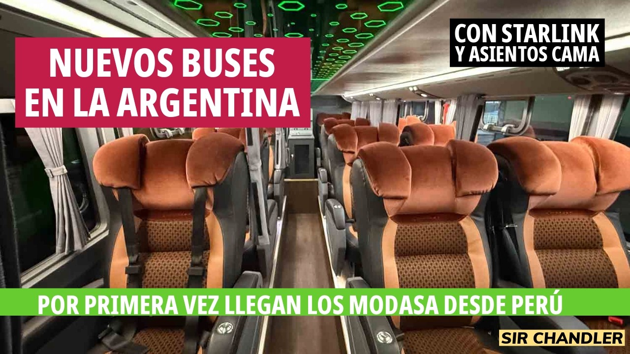 UN NUEVO MODELO DE BUS 🚐  VÍA BARILOCHE 🇦🇷 IMPORTÓ LOS MODASA DESDE PERÚ 🇵🇪